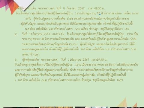 รายงานผลการดำเนินการประจำปี 2567