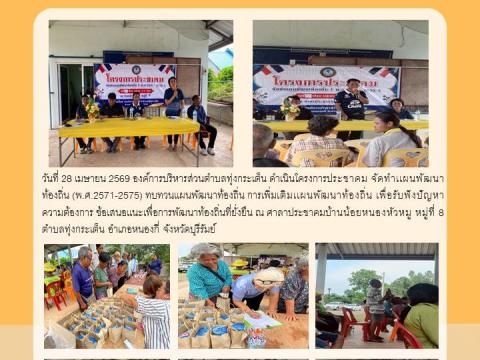 ผลการดำเนินงาน ประจำปีงบประมาณ พ.ศ. 2569